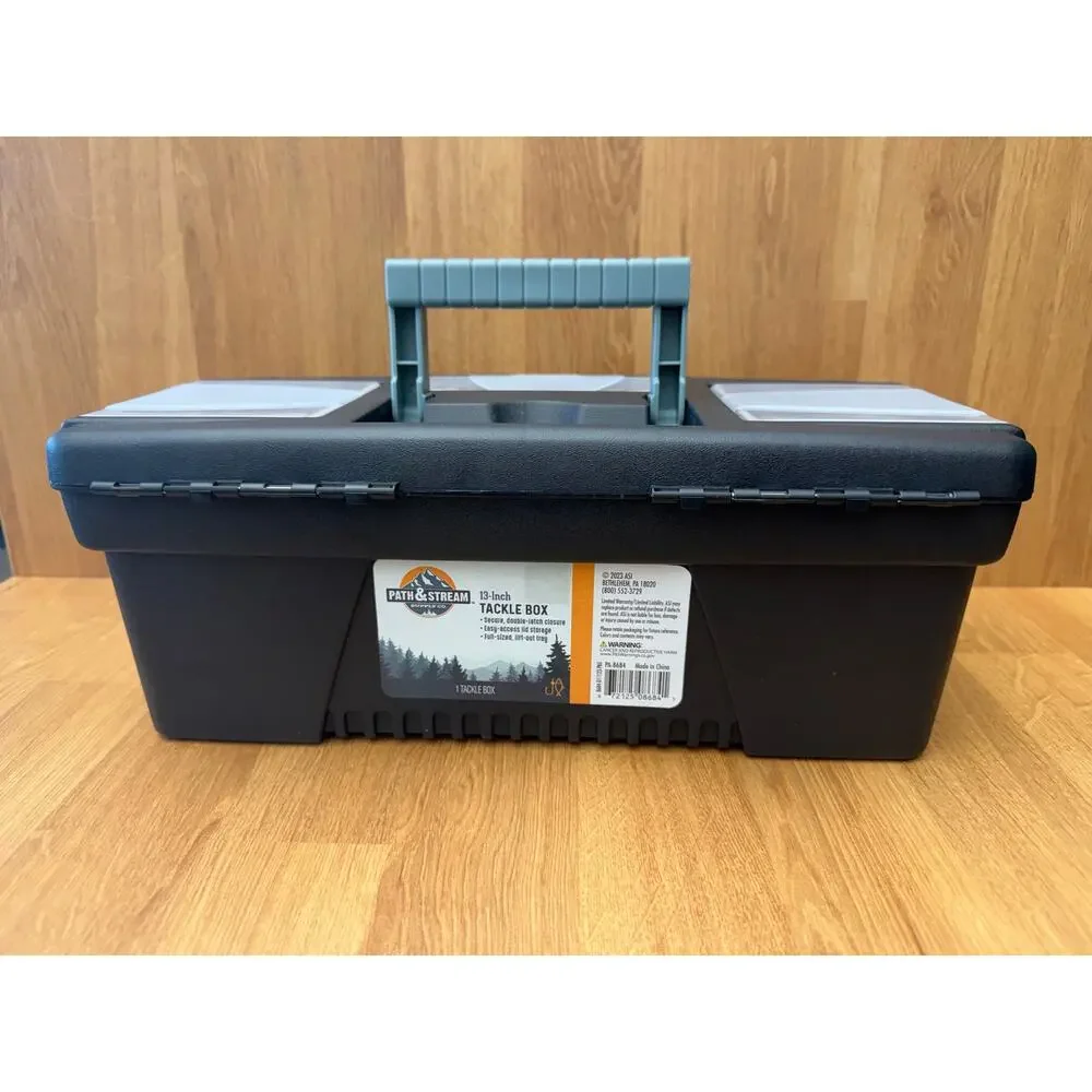 craft tackle box organizer Glitter Art & Tool Storage Box,3-Layer Stackable Carry Equipped with 4 Tackle Box Organizer 6 Grids